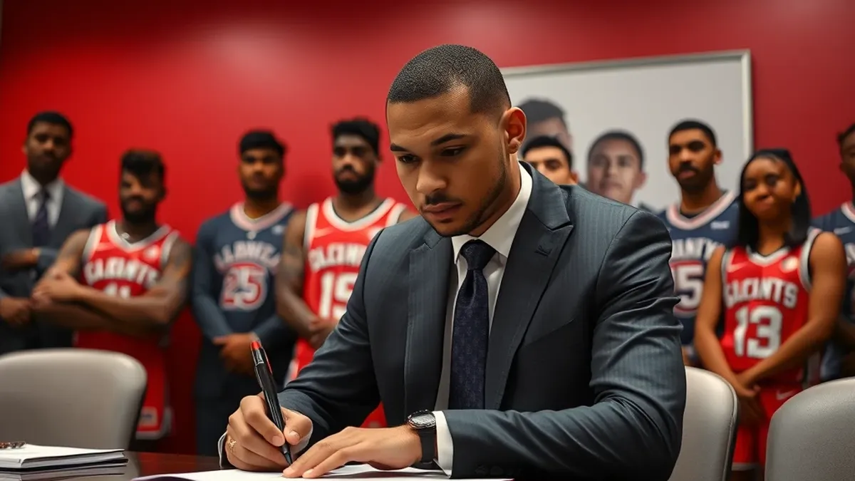 The Atlanta Hawks acquired Lu Dort from the Oklahoma City Thunder in a three-team deal that also involved the Dallas...