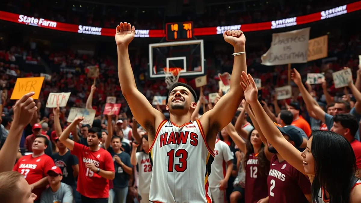 Atlanta Hawks fans create an electrifying atmosphere that enhances every game at State Farm Arena